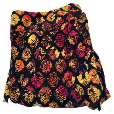 LuLaRoe TC Leggings Bright Colors On Black cr-2